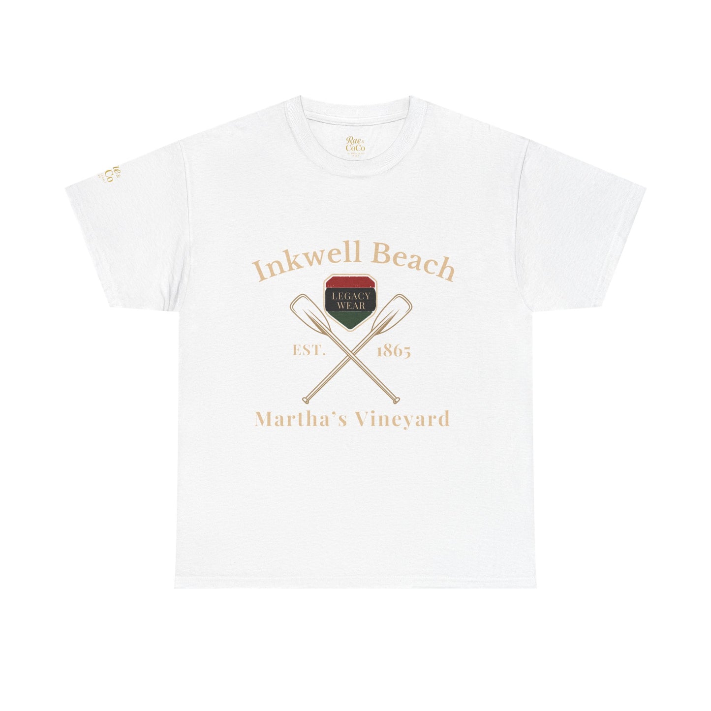 Inkwell Beach T-Shirt – Vintage Unisex Massachusetts Tee, Black-Owned Summer Apparel, Martha’s Vineyard Gift, Coastal Casual Wear