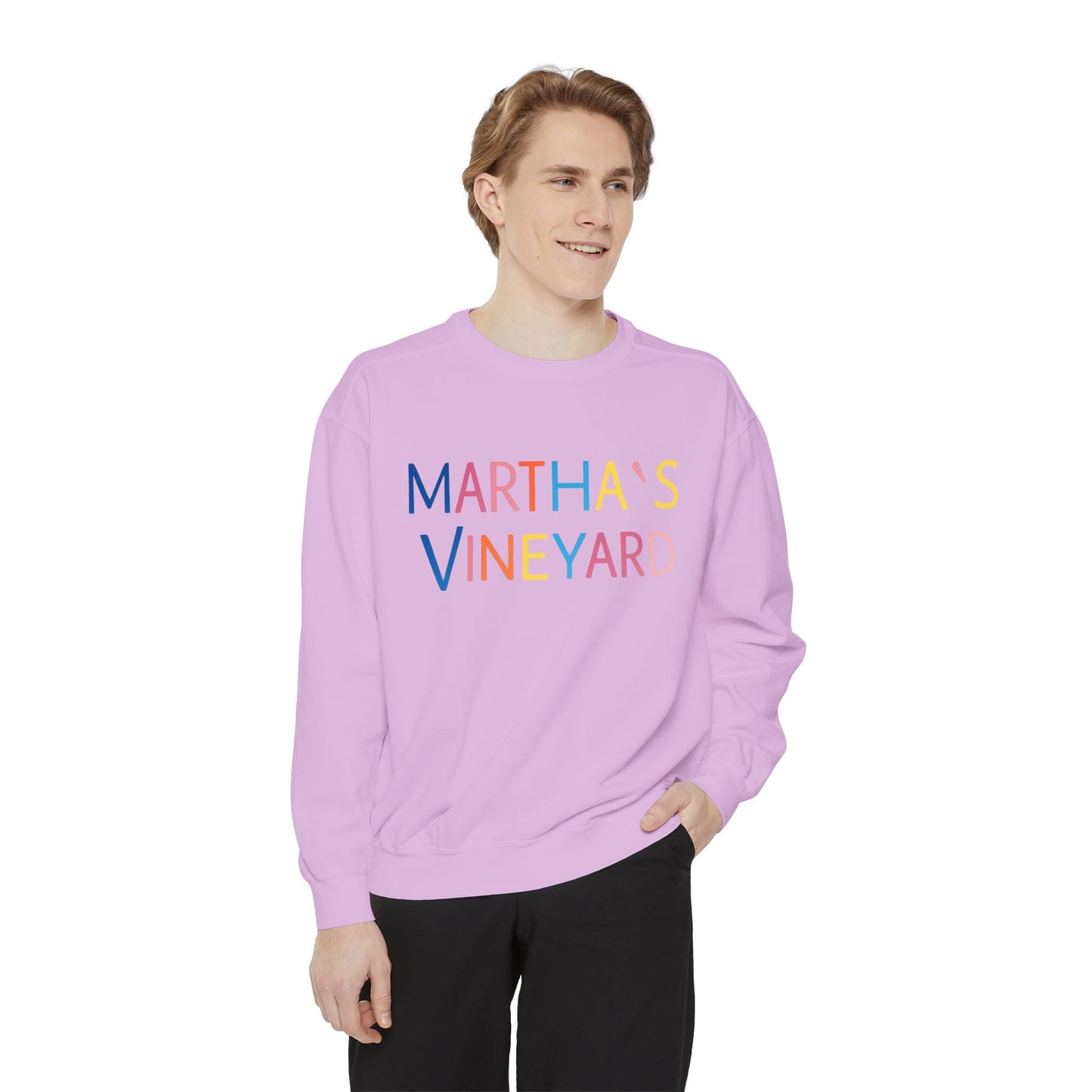 🌈 Colorful “Martha’s Vineyard” Typography Design