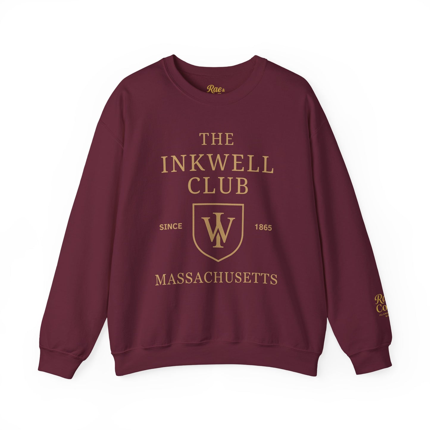 Inkwell Club Crewneck Sweatshirt – Martha’s Vineyard Classic | Unisex Heavy Blend