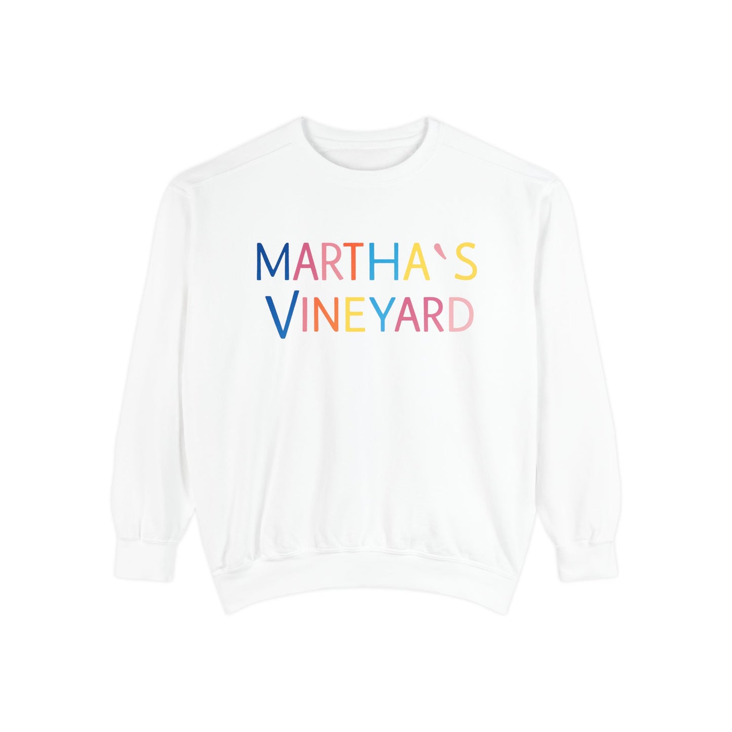 🌈 Colorful “Martha’s Vineyard” Typography Design