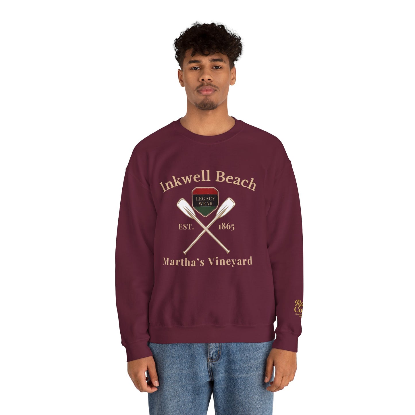 Inkwell Beach Martha’s Vineyard Classic Crewneck – Unisex Heavy Blend Sweatshirt