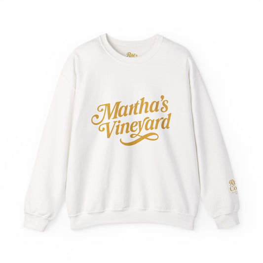 Cursive Martha’s Vineyard Crewneck Sweatshirt – Unisex Heavy Blend | Cozy Island Style