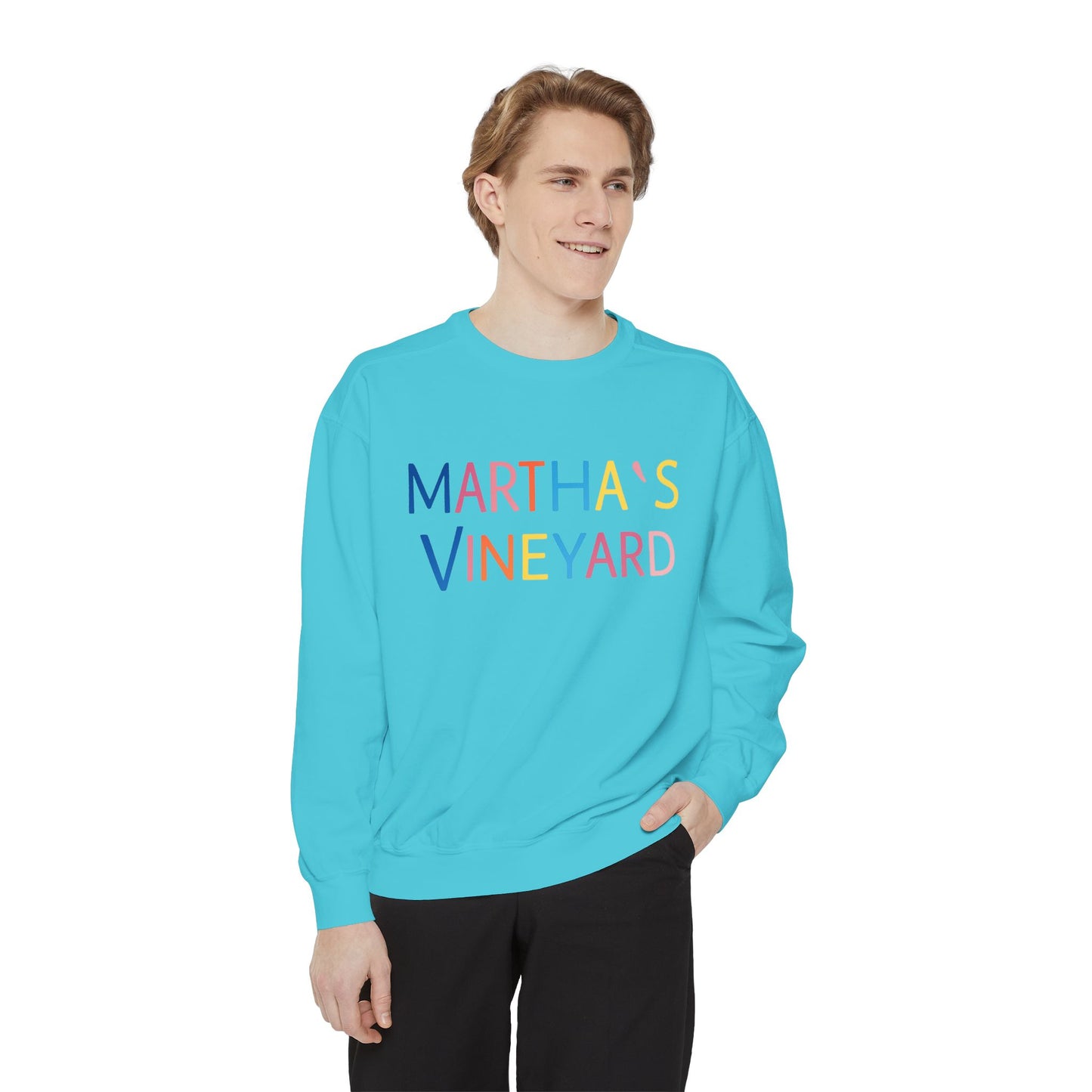🌈 Colorful “Martha’s Vineyard” Typography Design