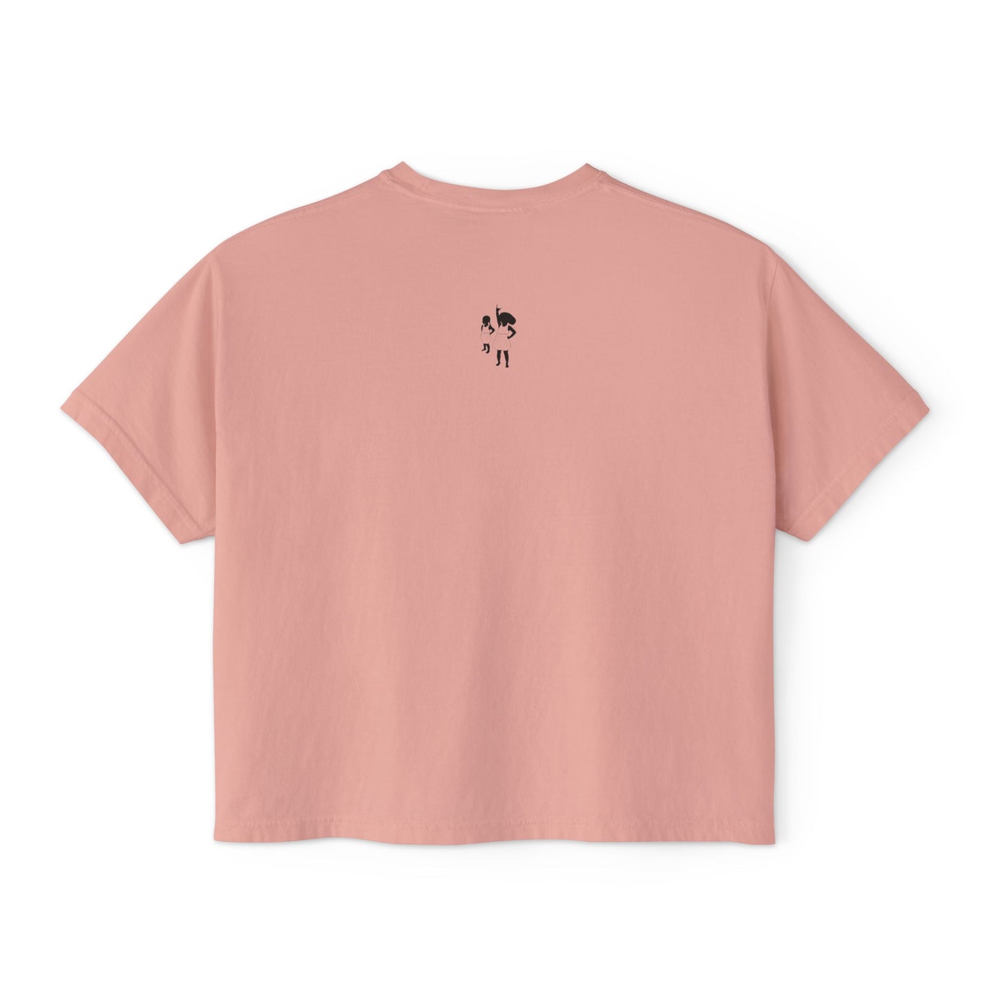 Mama Floral Boxy Tee — Vintage Botanical 'Mama' Graphic T-Shirt