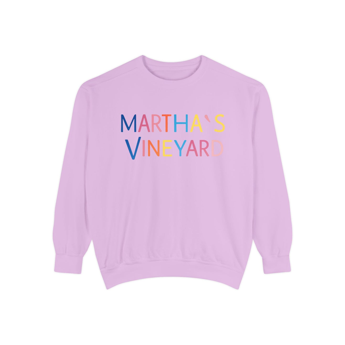 🌈 Colorful “Martha’s Vineyard” Typography Design