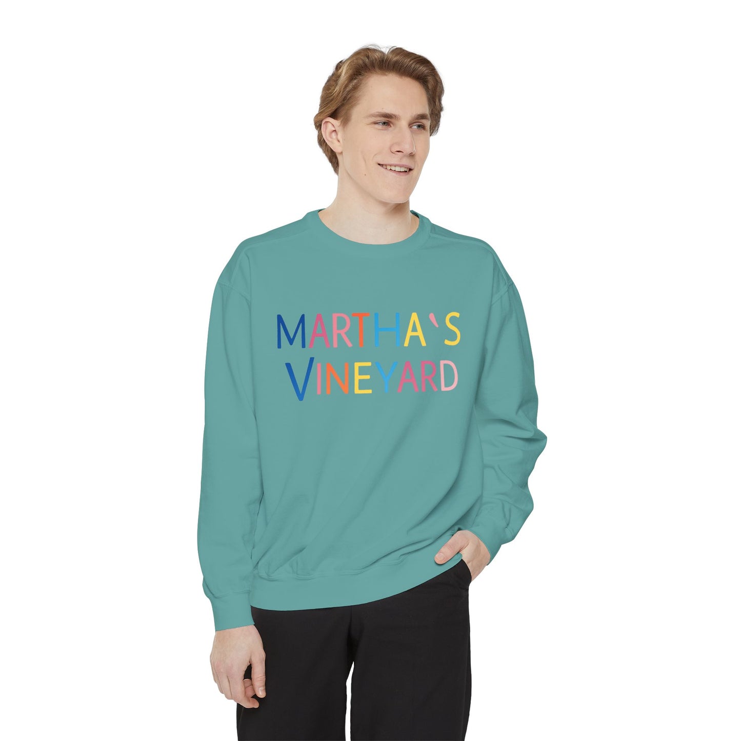 🌈 Colorful “Martha’s Vineyard” Typography Design