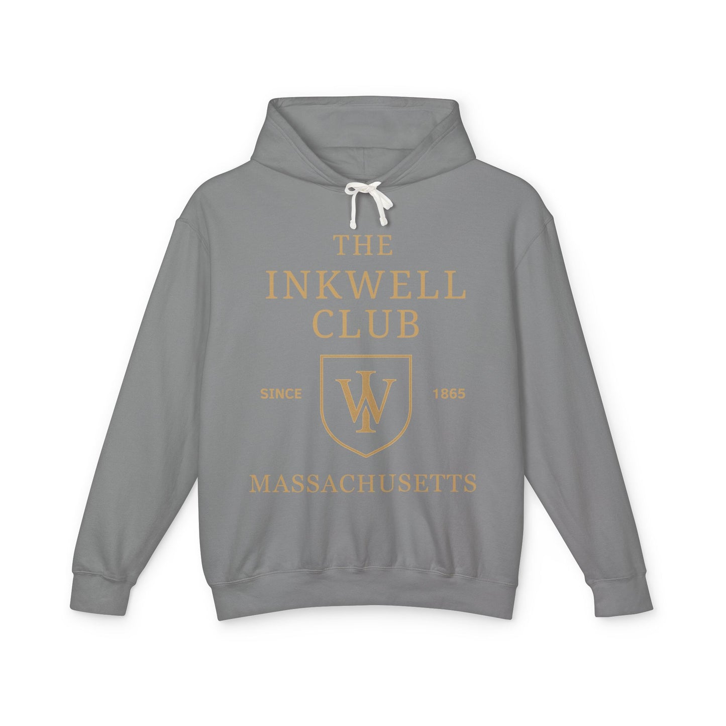 Inkwell Club Unisex Hooded Long Sleeve Tee, Casual Hoodie, Gift for Book Lovers, College Apparel, Cozy Layering Top