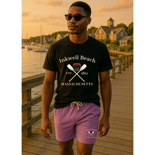 Inkwell Beach Lightweight Fleece Sweat Shorts for Relaxed Summer Vibes