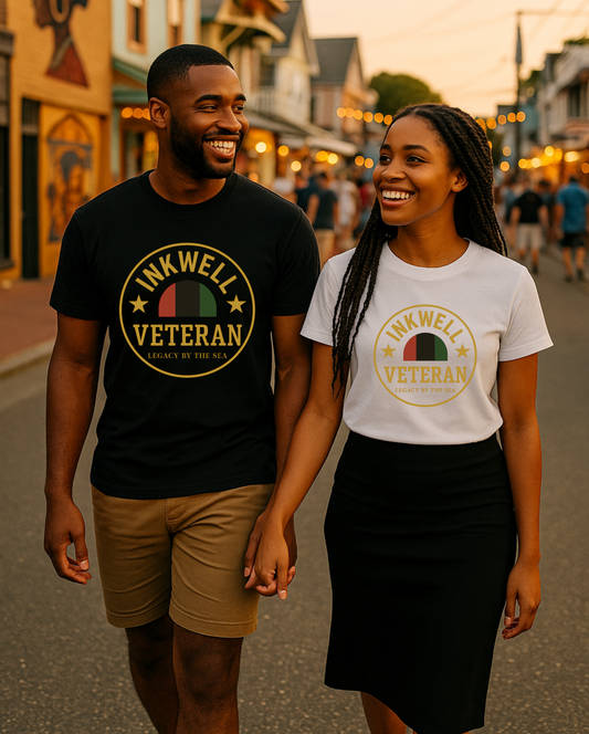 Unisex Heavy Cotton Tee - Inkwell Veteran Graphic Shirt