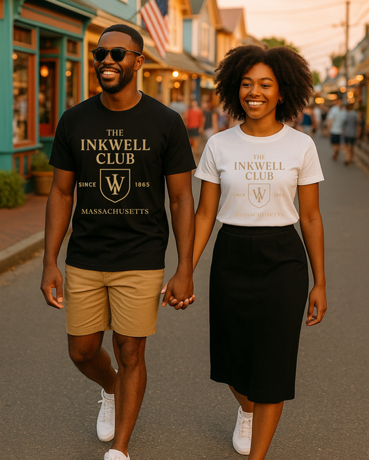 Vintage Inkwell Club T-Shirt - Unisex Comfort Wear for Nostalgic Gatherings