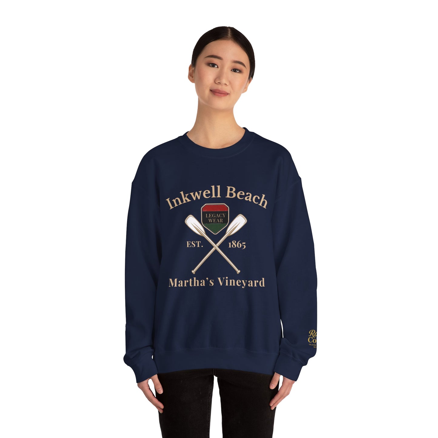 Inkwell Beach Martha’s Vineyard Classic Crewneck – Unisex Heavy Blend Sweatshirt
