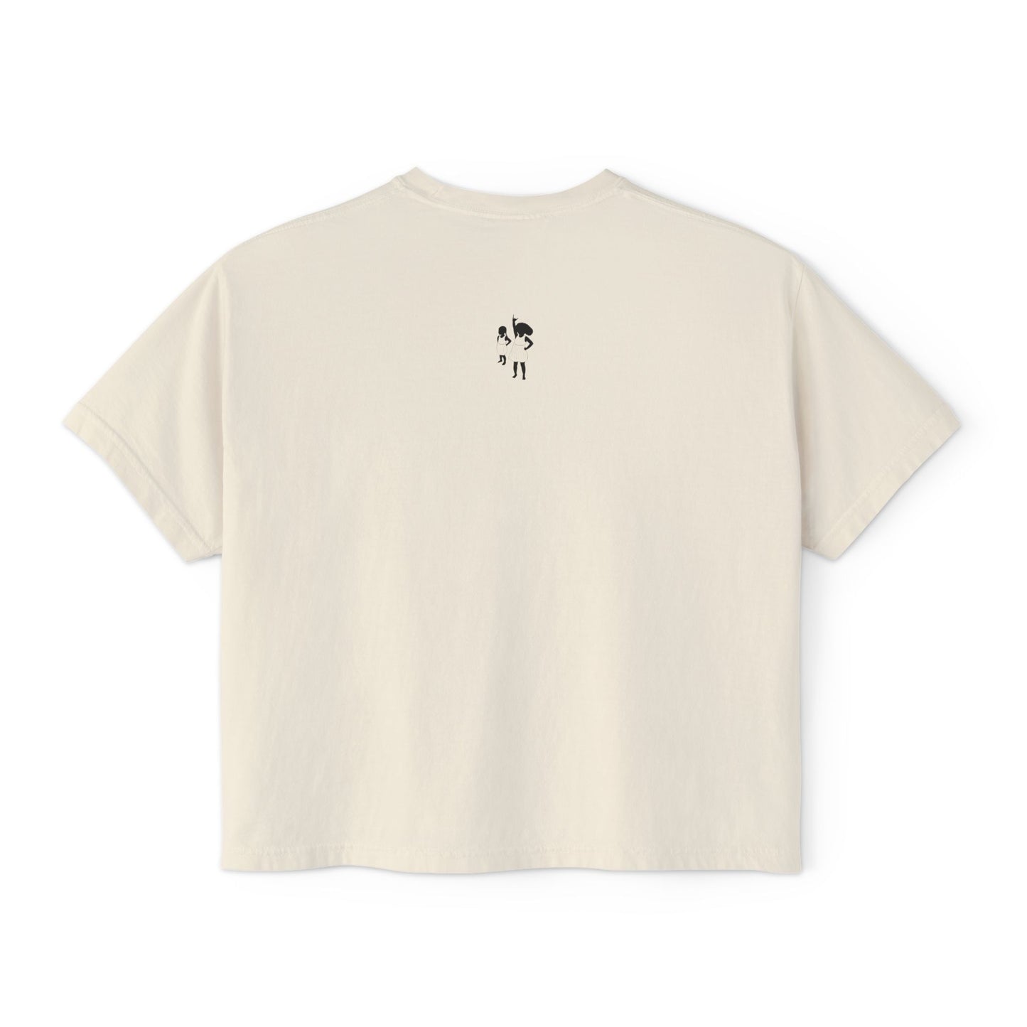 Mama Floral Boxy Tee — Vintage Botanical 'Mama' Graphic T-Shirt