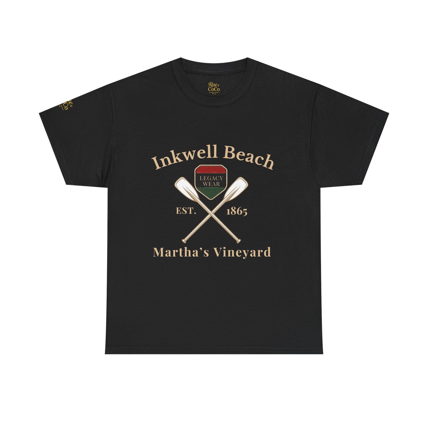 Inkwell Beach T-Shirt – Vintage Unisex Massachusetts Tee, Black-Owned Summer Apparel, Martha’s Vineyard Gift, Coastal Casual Wear