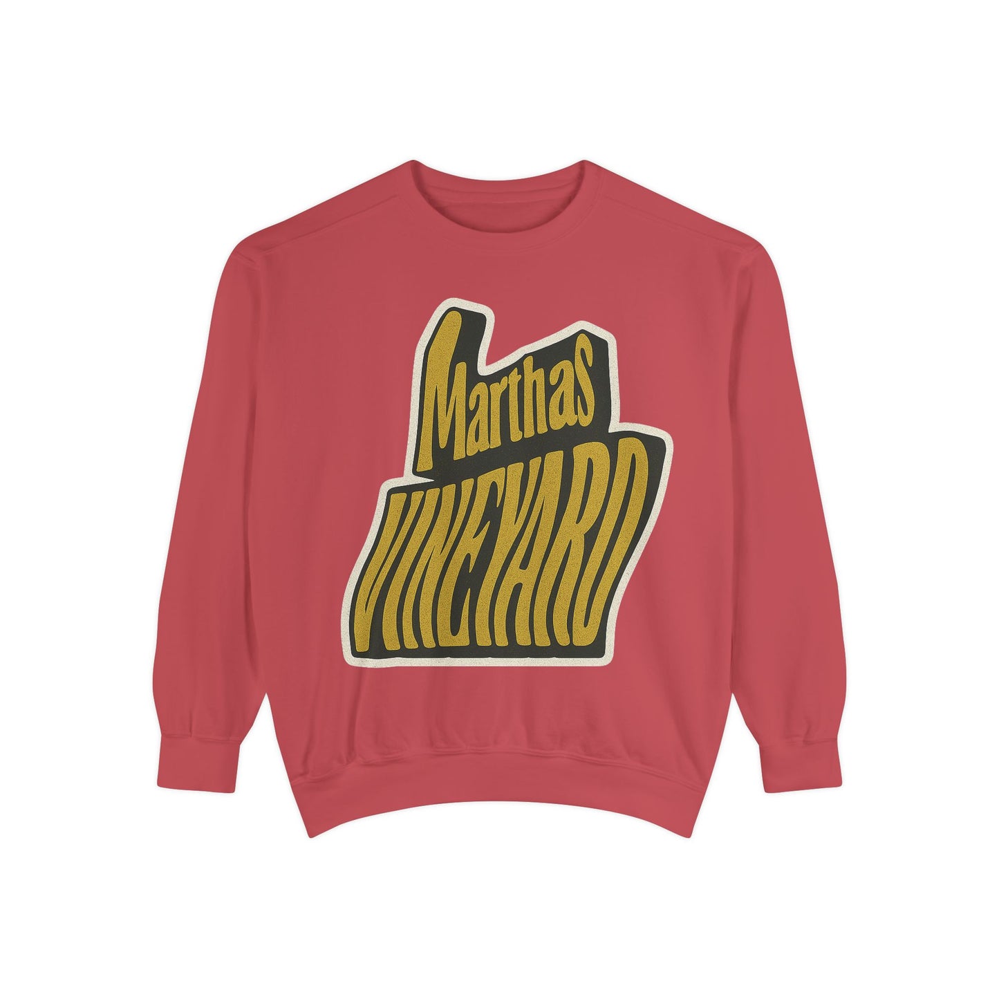 Wavy Martha’s Vineyard Crewneck Sweatshirt – Unisex Heavy Blend | Cozy Island Style