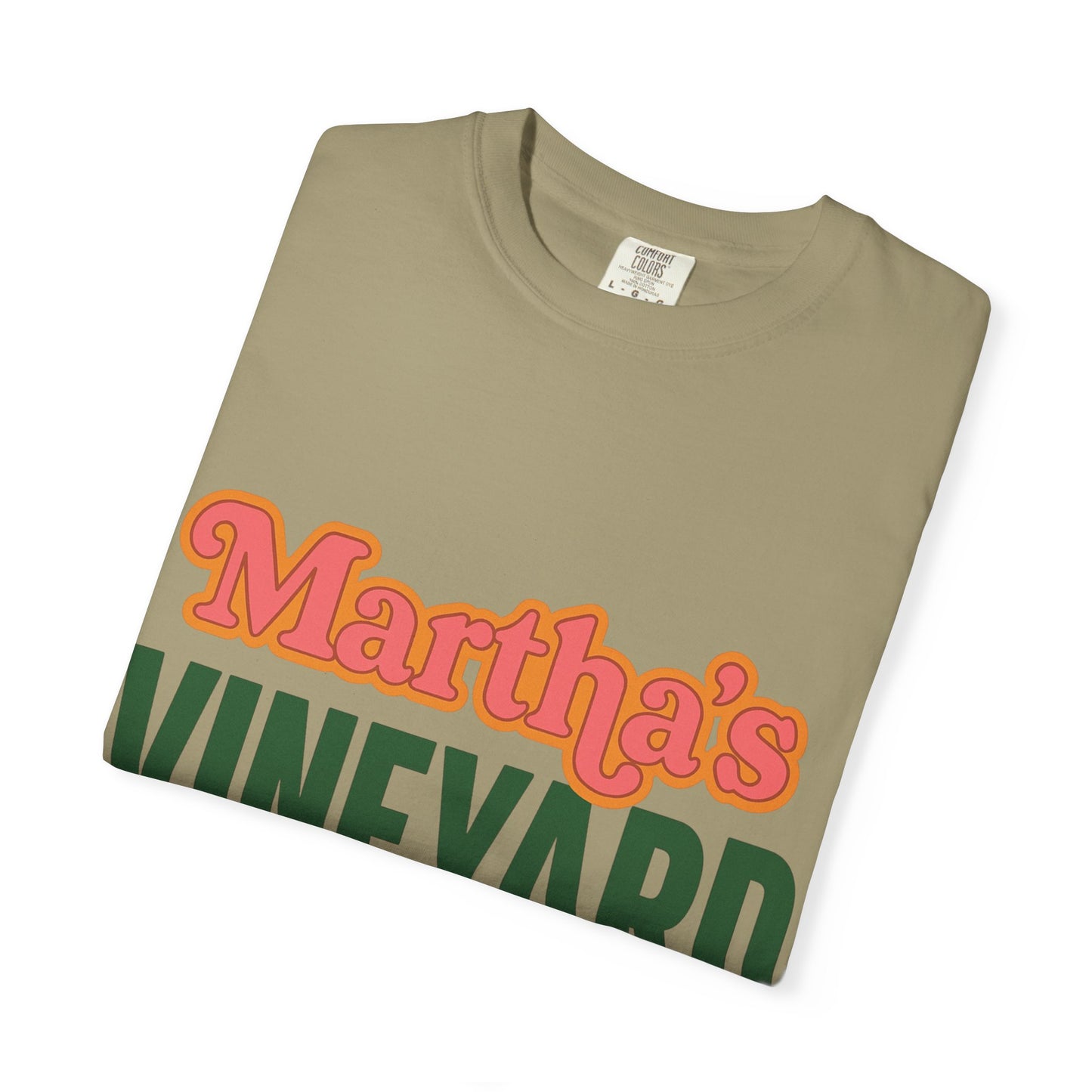 Retro Martha’s Vineyard Tee – Bold Vintage Lettering Unisex Island Shirt