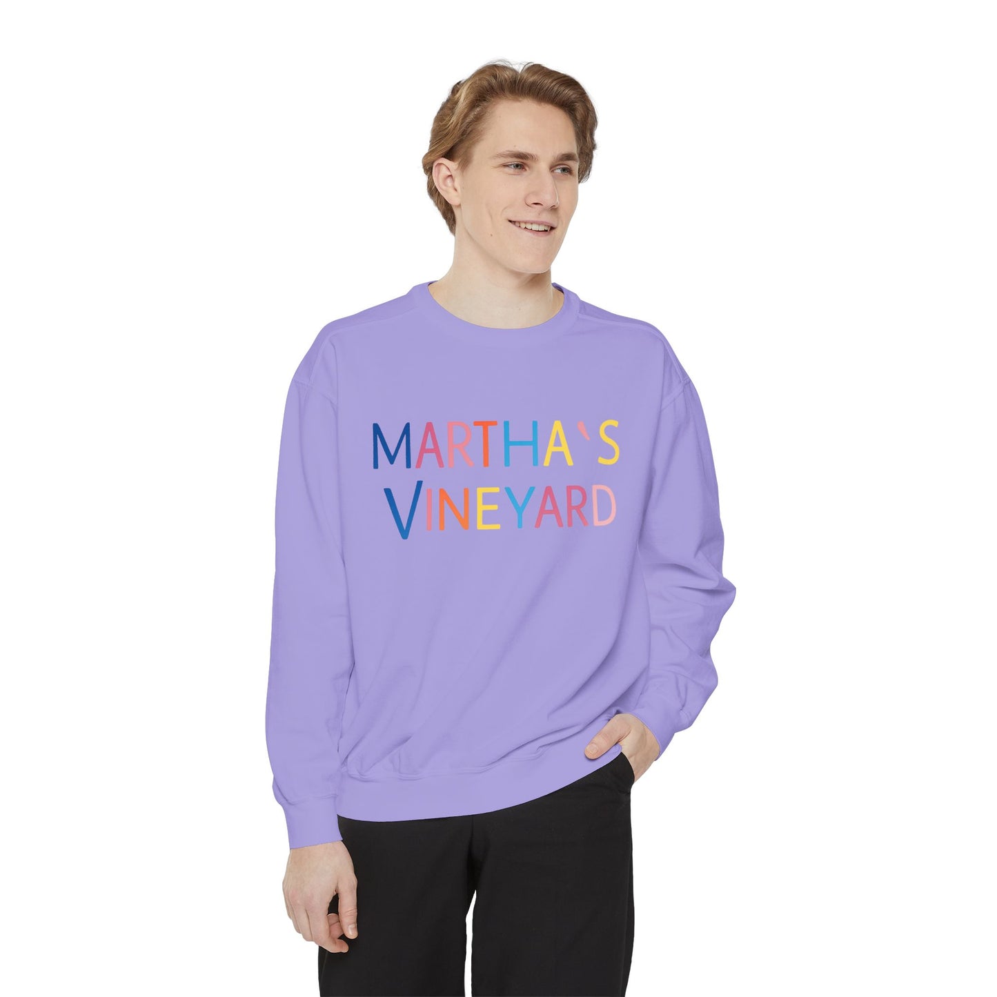 🌈 Colorful “Martha’s Vineyard” Typography Design