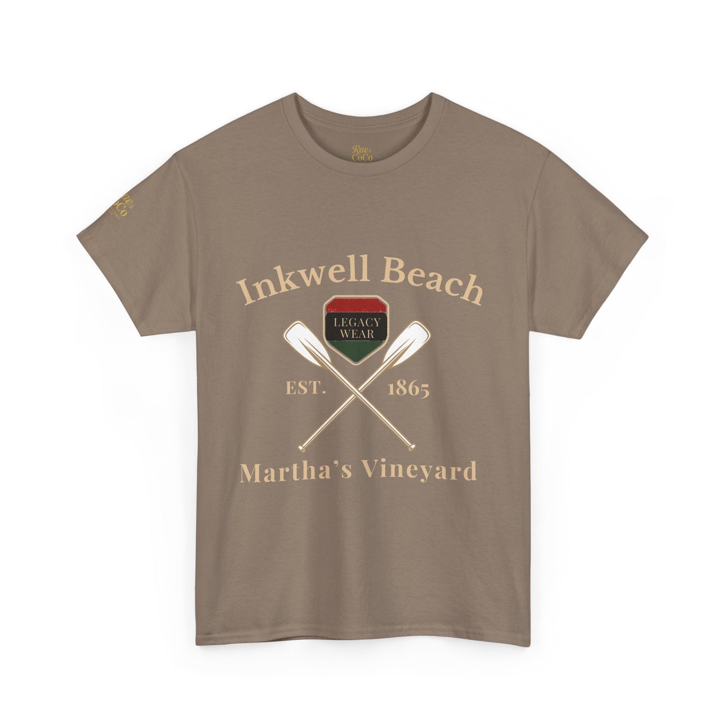 Inkwell Beach T-Shirt – Vintage Unisex Massachusetts Tee, Black-Owned Summer Apparel, Martha’s Vineyard Gift, Coastal Casual Wear
