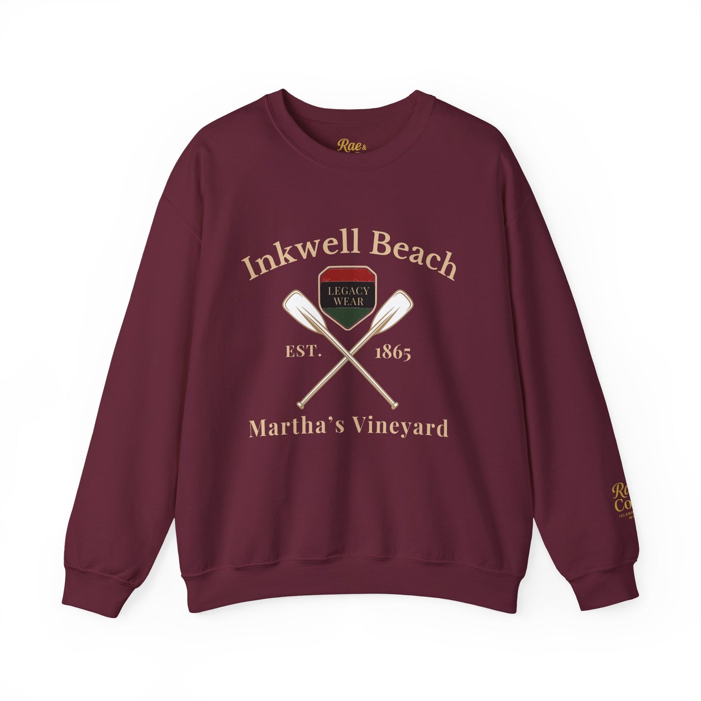 Inkwell Beach Martha’s Vineyard Classic Crewneck – Unisex Heavy Blend Sweatshirt