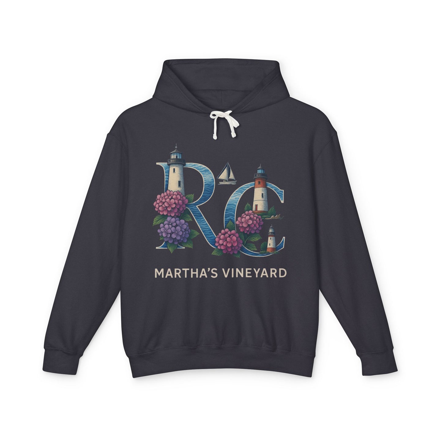 Rae & Coco Martha’s Vineyard Garment-Dyed Hoodie – Vintage Coastal Comfort, Unisex Island Style