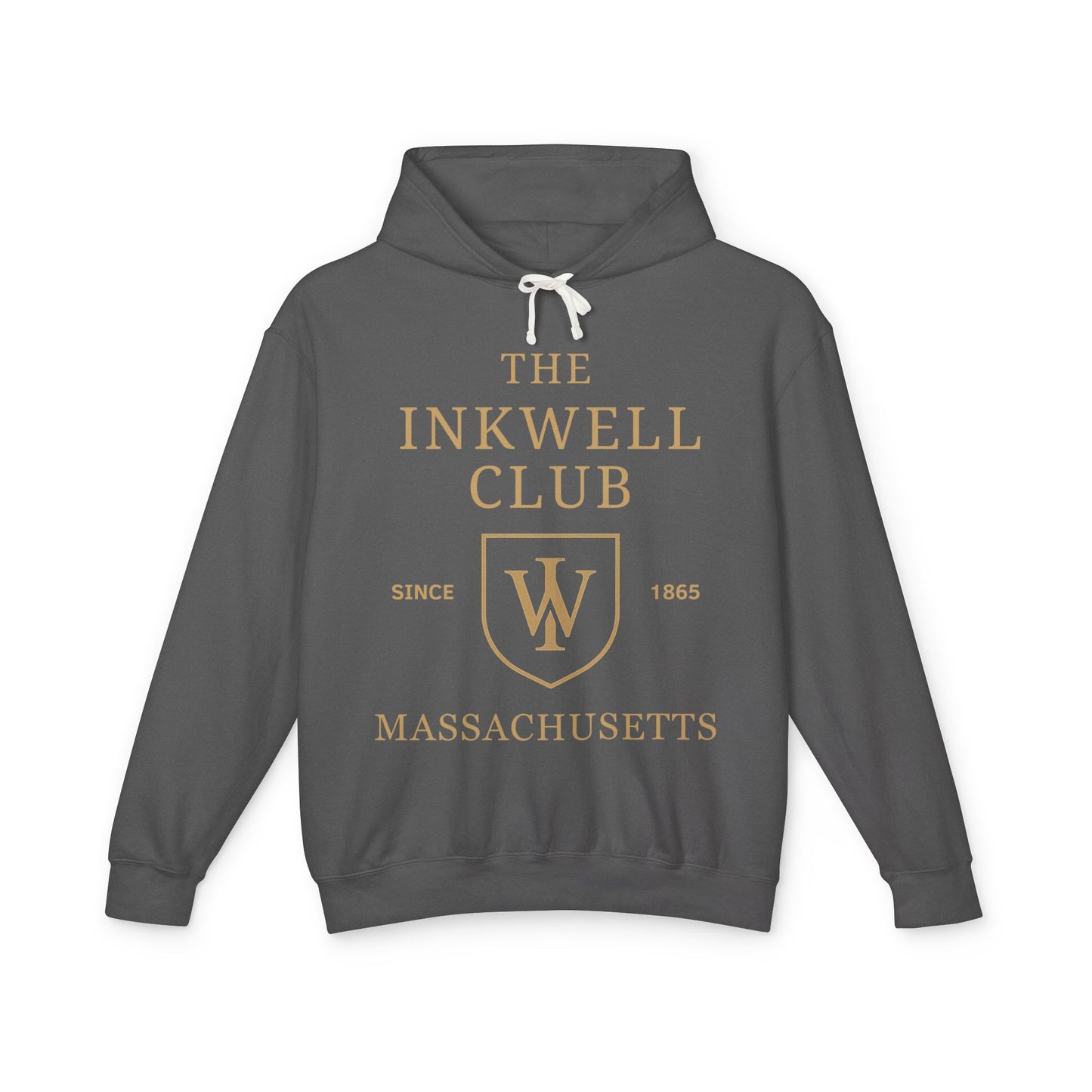 Inkwell Club Unisex Hooded Long Sleeve Tee, Casual Hoodie, Gift for Book Lovers, College Apparel, Cozy Layering Top