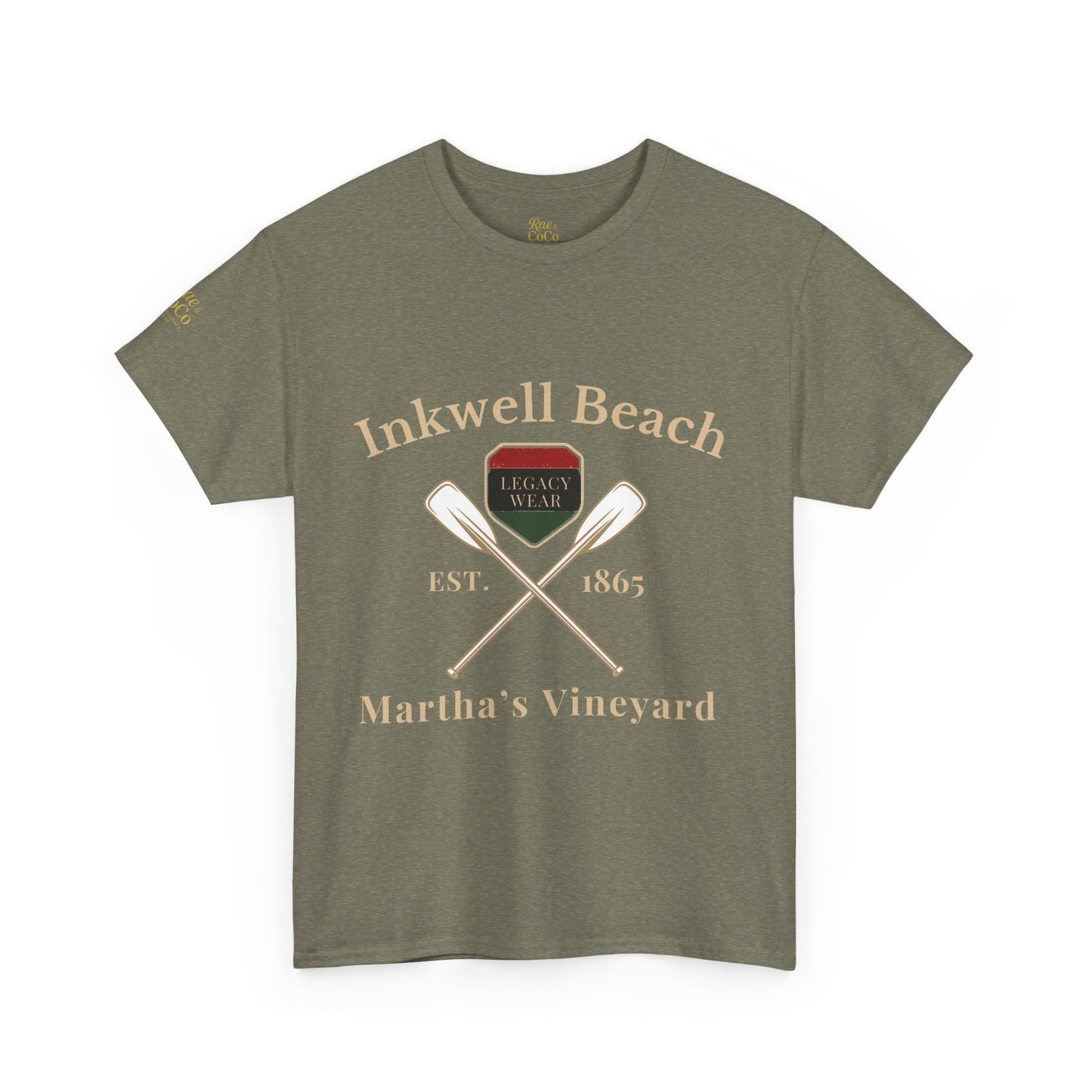 Inkwell Beach T-Shirt – Vintage Unisex Massachusetts Tee, Black-Owned Summer Apparel, Martha’s Vineyard Gift, Coastal Casual Wear