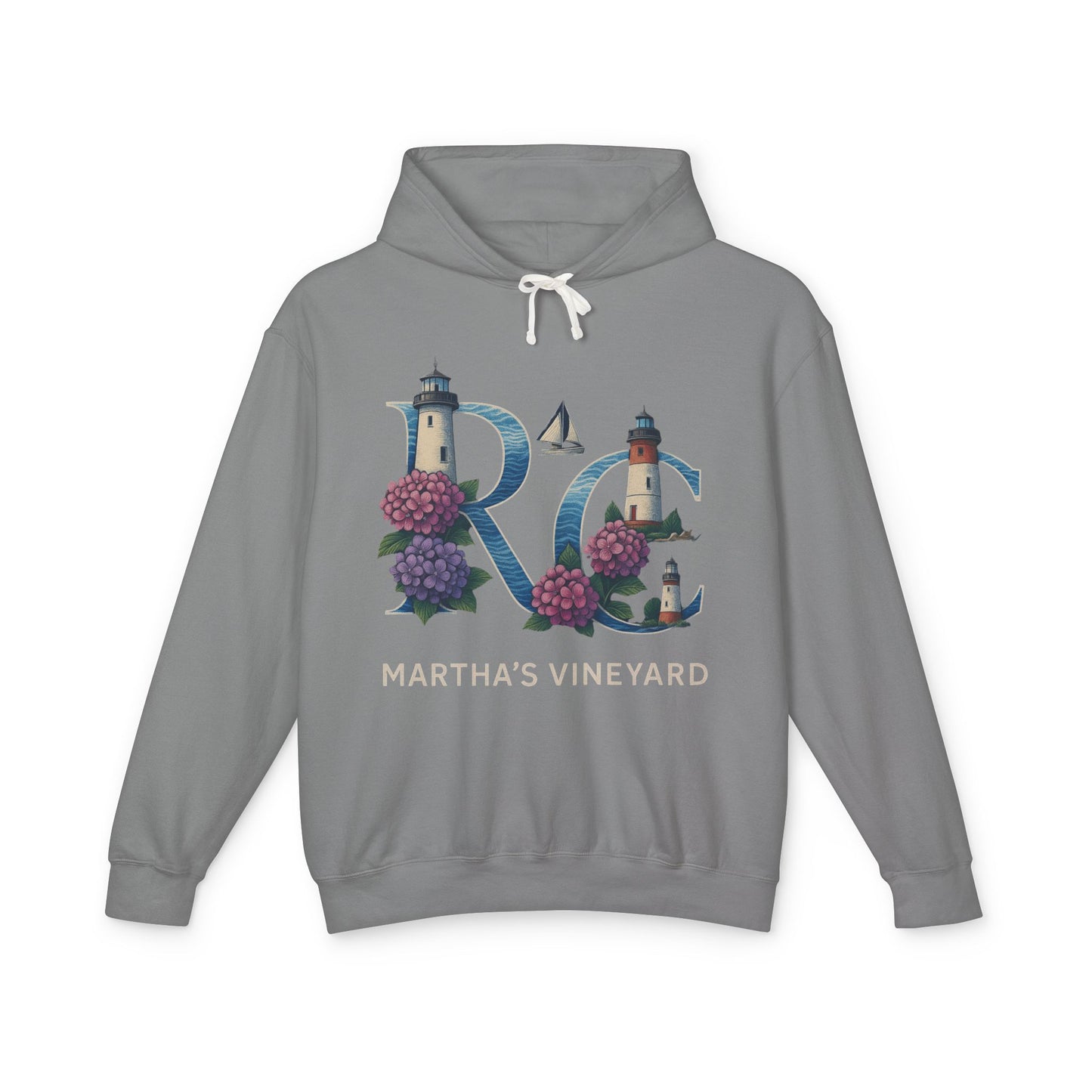 Rae & Coco Martha’s Vineyard Garment-Dyed Hoodie – Vintage Coastal Comfort, Unisex Island Style
