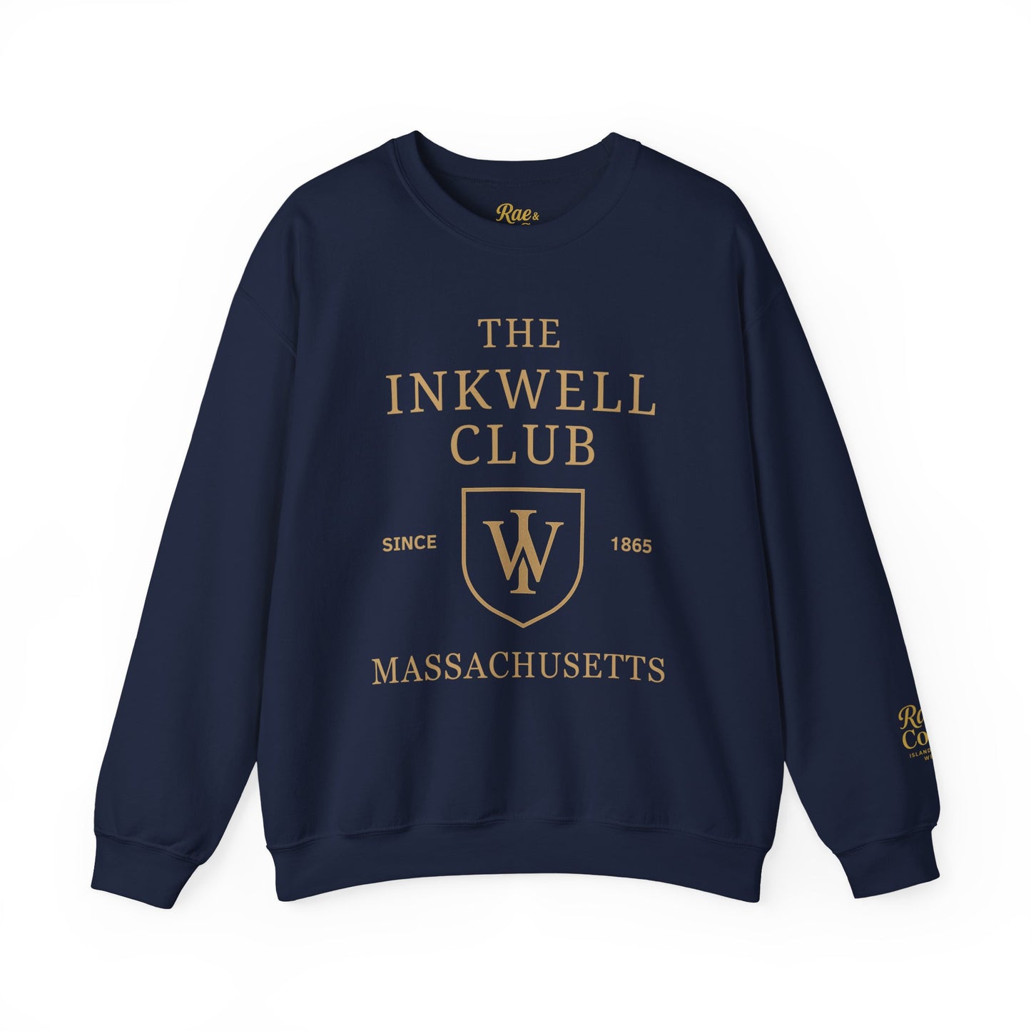 Inkwell Club Crewneck Sweatshirt – Martha’s Vineyard Classic | Unisex Heavy Blend