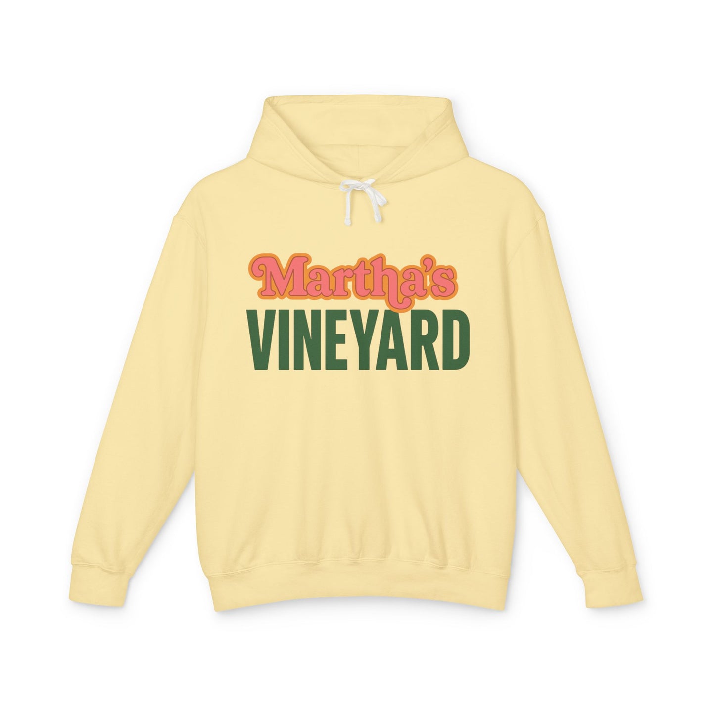 Retro Martha’s Vineyard Crewneck Sweatshirt – Unisex Heavy Blend | Orange & Green Classic Design