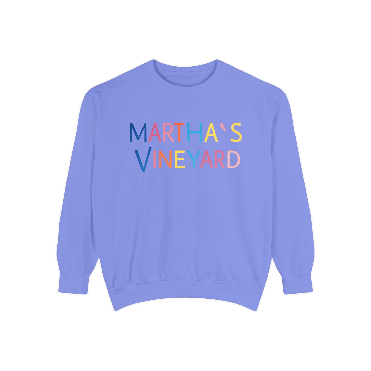 🌈 Colorful “Martha’s Vineyard” Typography Design