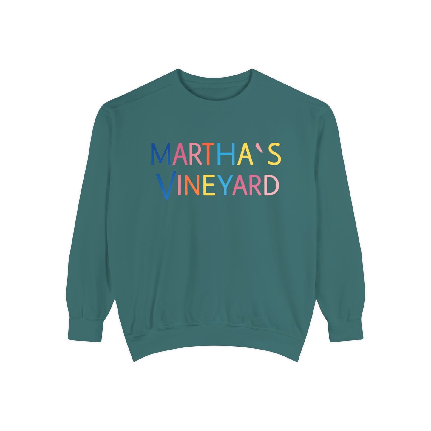 🌈 Colorful “Martha’s Vineyard” Typography Design