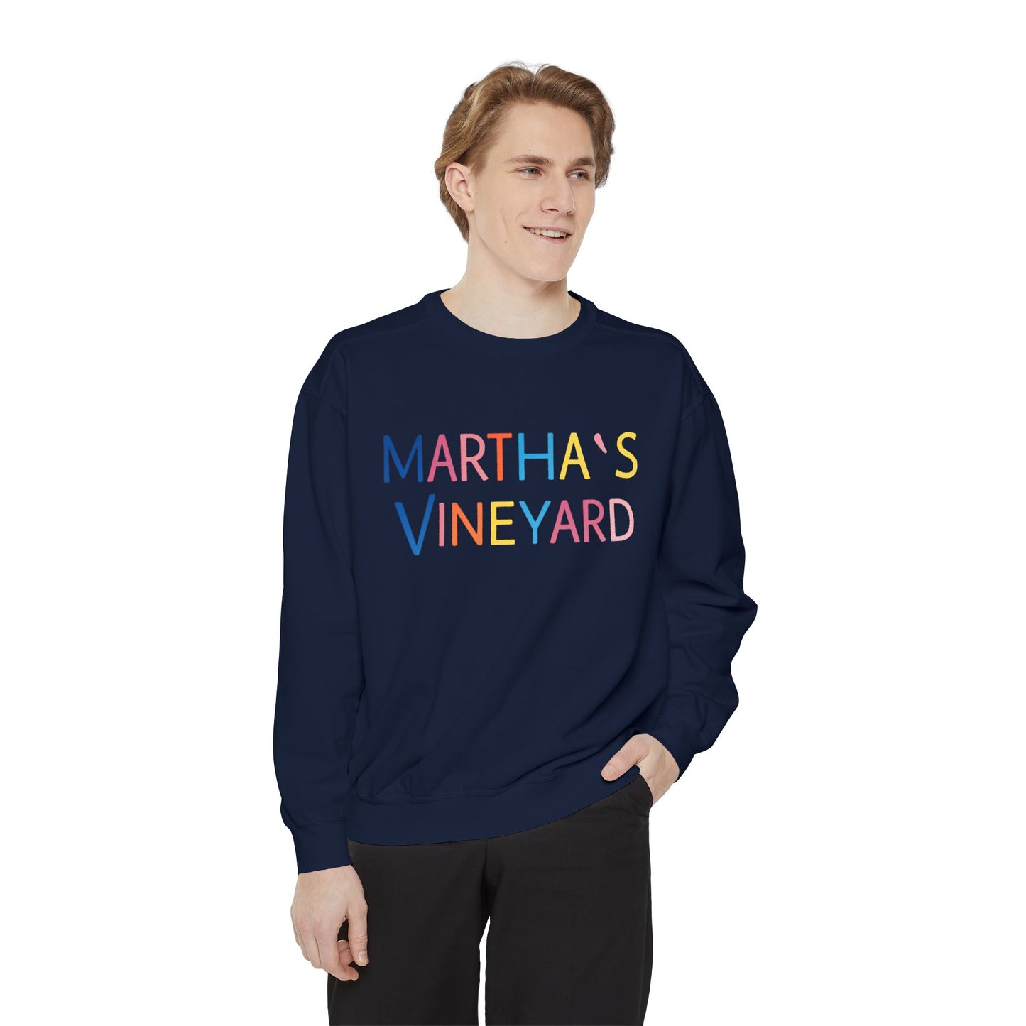 🌈 Colorful “Martha’s Vineyard” Typography Design