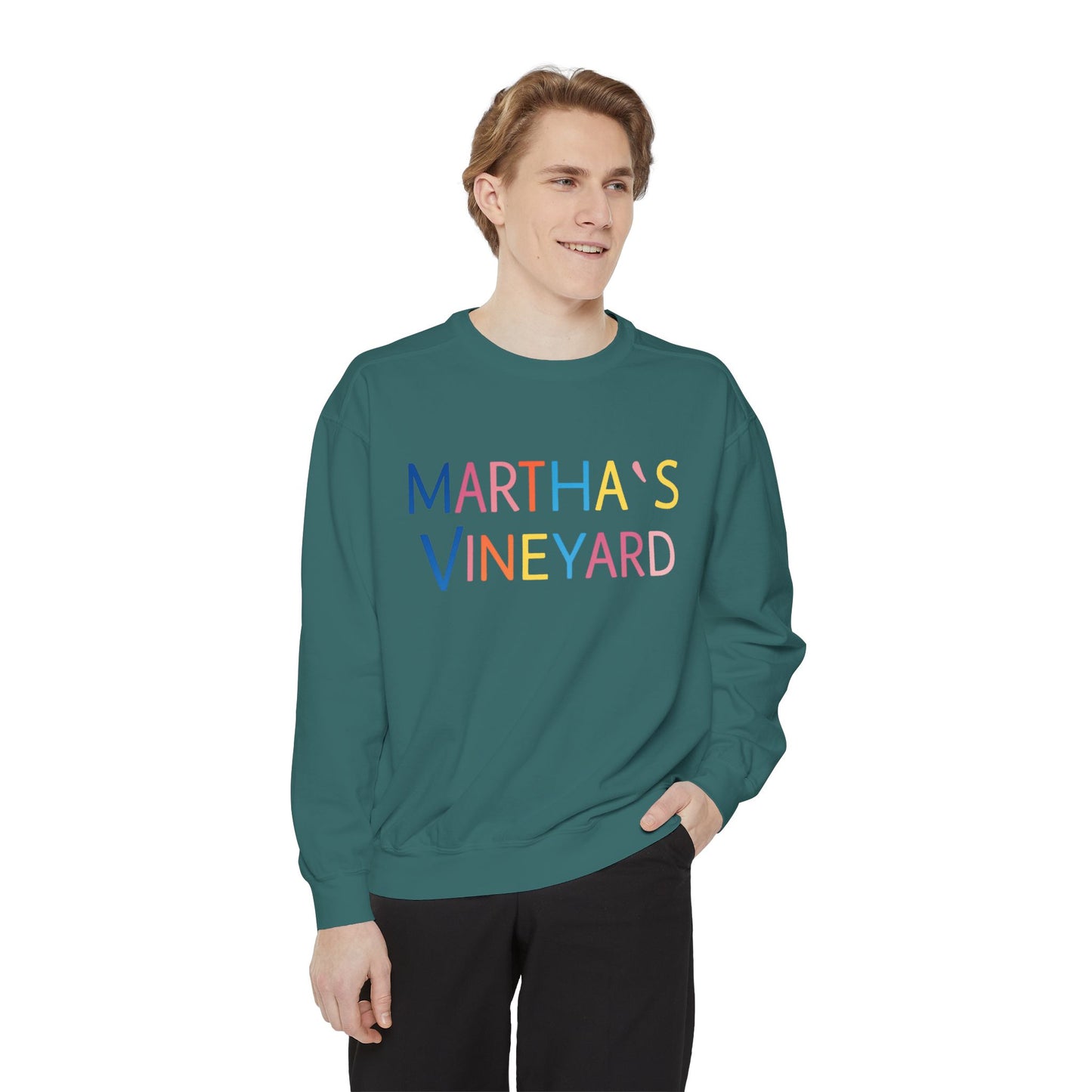 🌈 Colorful “Martha’s Vineyard” Typography Design