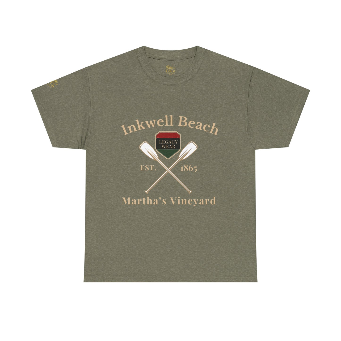 Inkwell Beach T-Shirt – Vintage Unisex Massachusetts Tee, Black-Owned Summer Apparel, Martha’s Vineyard Gift, Coastal Casual Wear