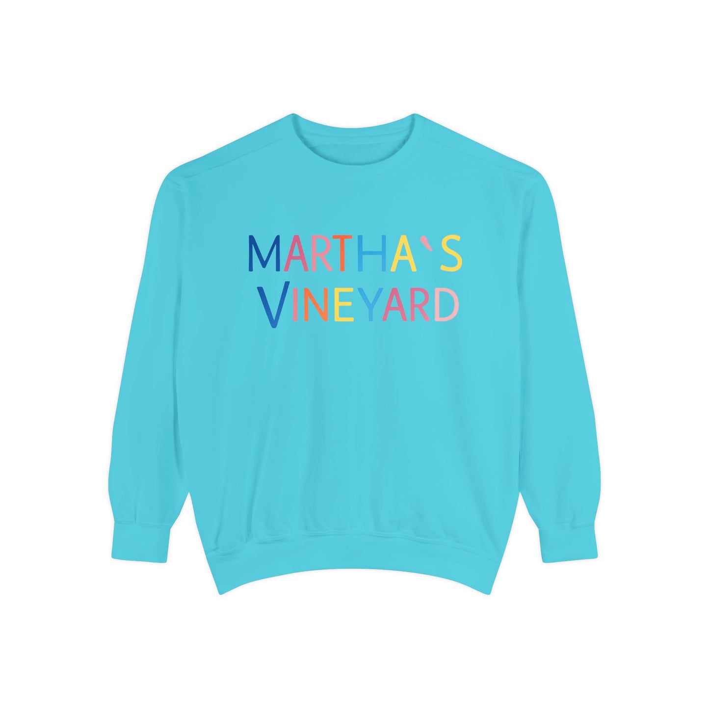 🌈 Colorful “Martha’s Vineyard” Typography Design