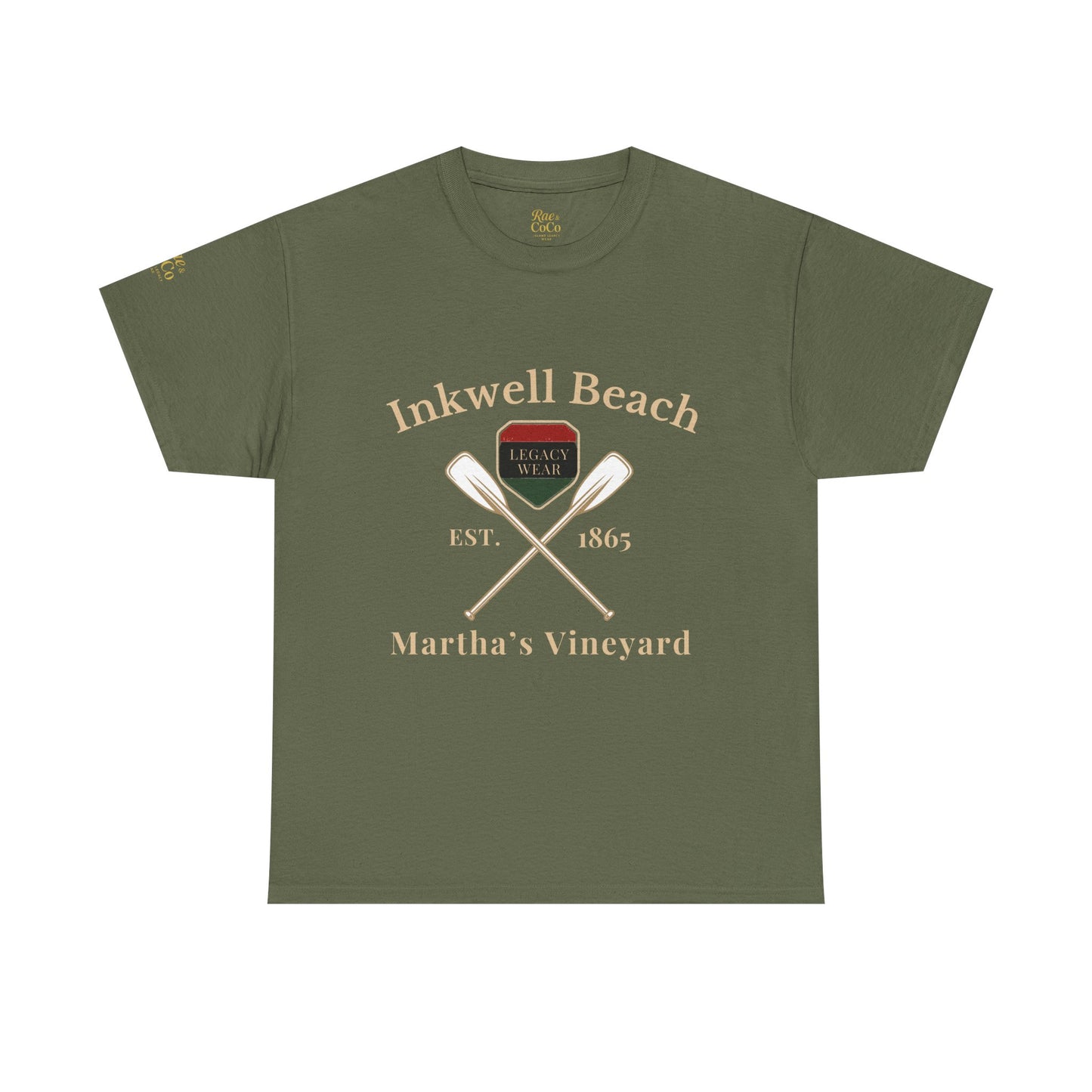 Inkwell Beach T-Shirt – Vintage Unisex Massachusetts Tee, Black-Owned Summer Apparel, Martha’s Vineyard Gift, Coastal Casual Wear