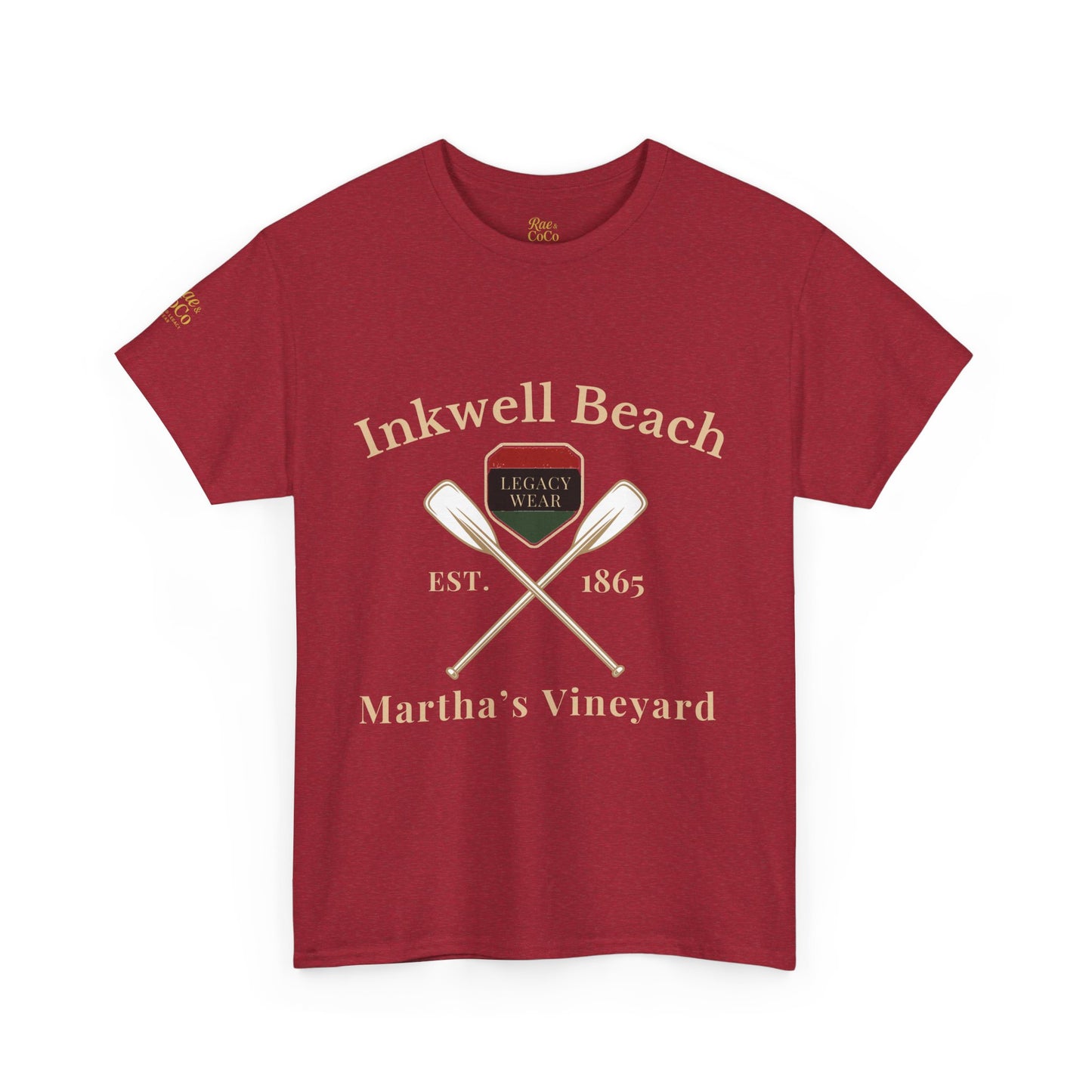 Inkwell Beach T-Shirt – Vintage Unisex Massachusetts Tee, Black-Owned Summer Apparel, Martha’s Vineyard Gift, Coastal Casual Wear