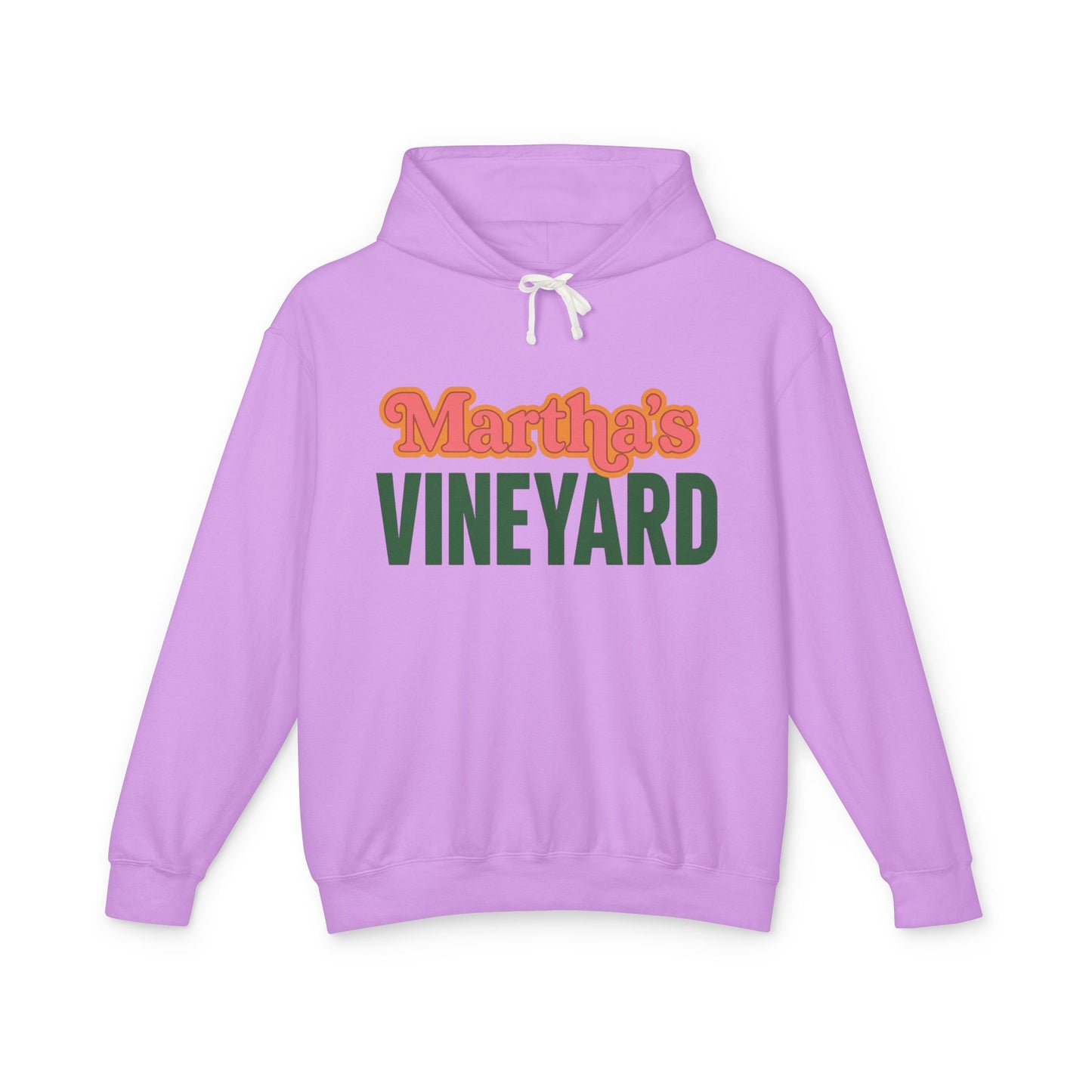 Retro Martha’s Vineyard Crewneck Sweatshirt – Unisex Heavy Blend | Orange & Green Classic Design