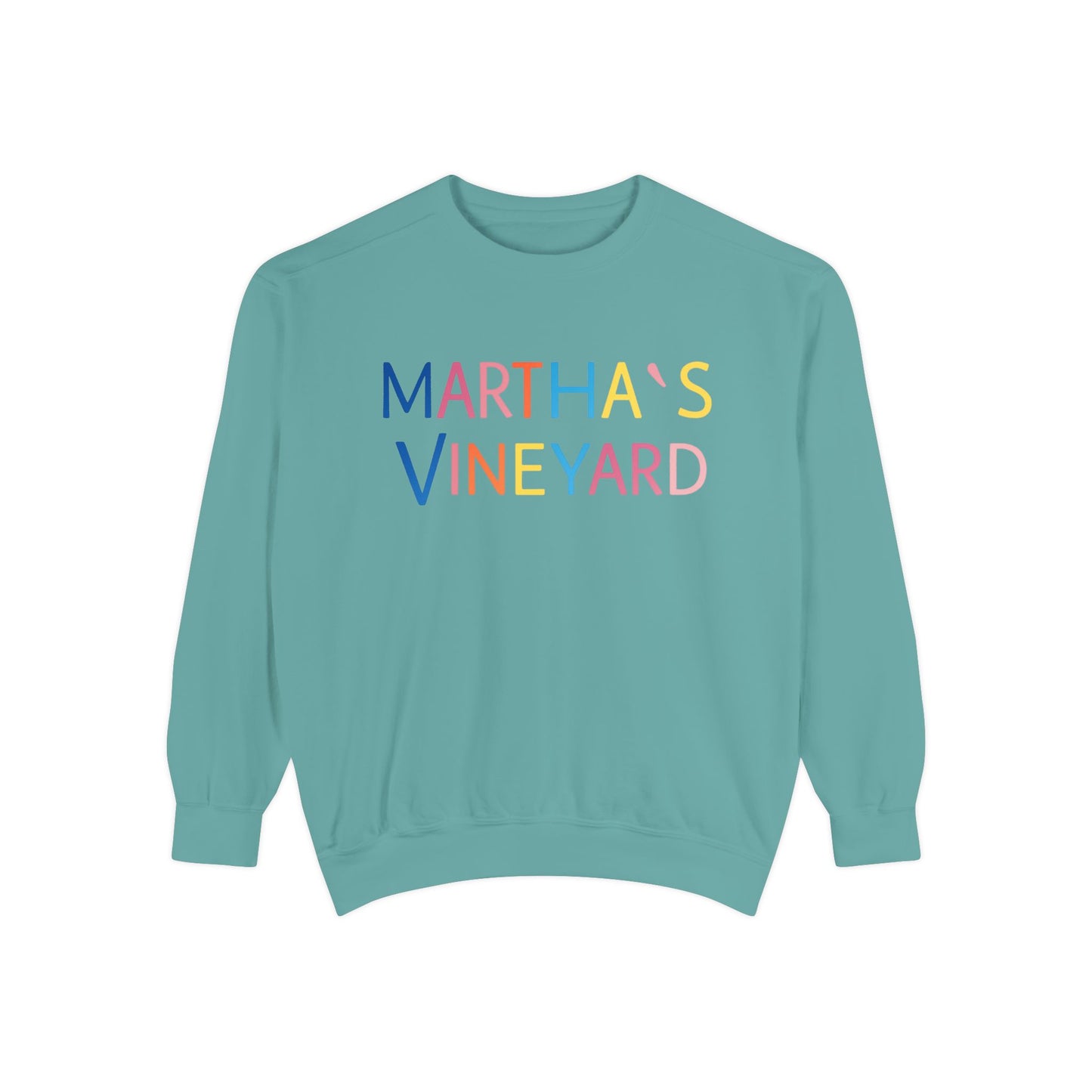 🌈 Colorful “Martha’s Vineyard” Typography Design