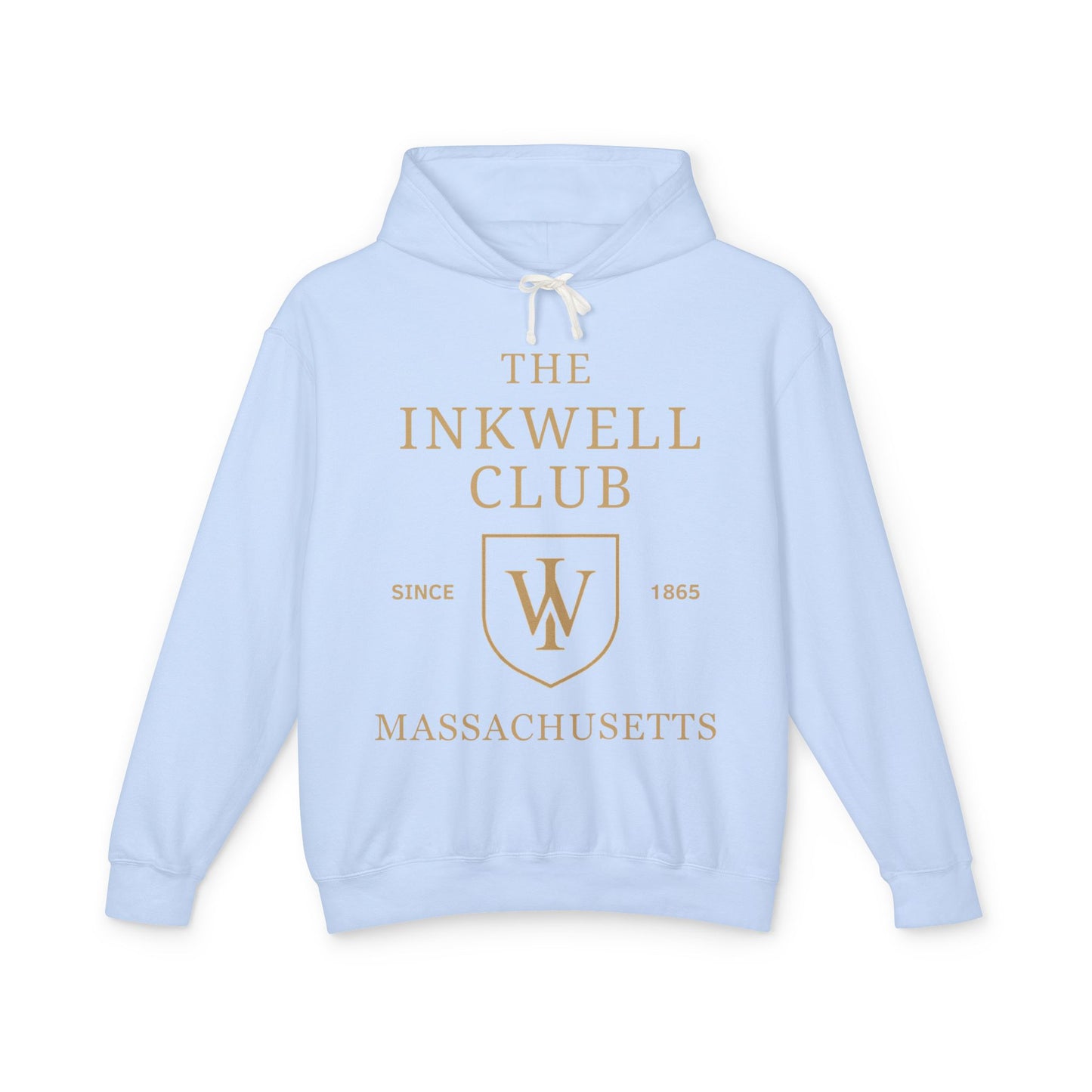 Inkwell Club Unisex Hooded Long Sleeve Tee, Casual Hoodie, Gift for Book Lovers, College Apparel, Cozy Layering Top