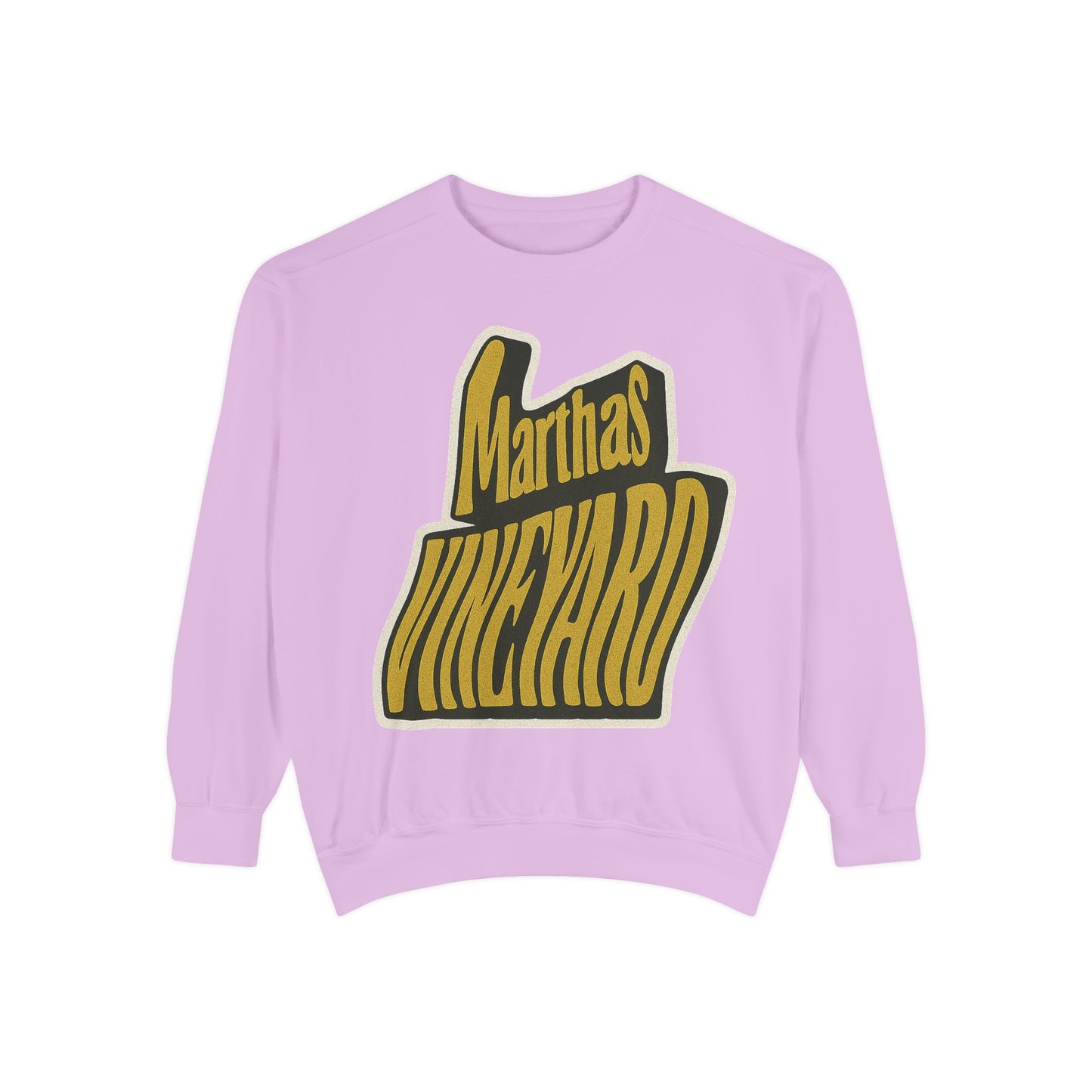 Wavy Martha’s Vineyard Crewneck Sweatshirt – Unisex Heavy Blend | Cozy Island Style