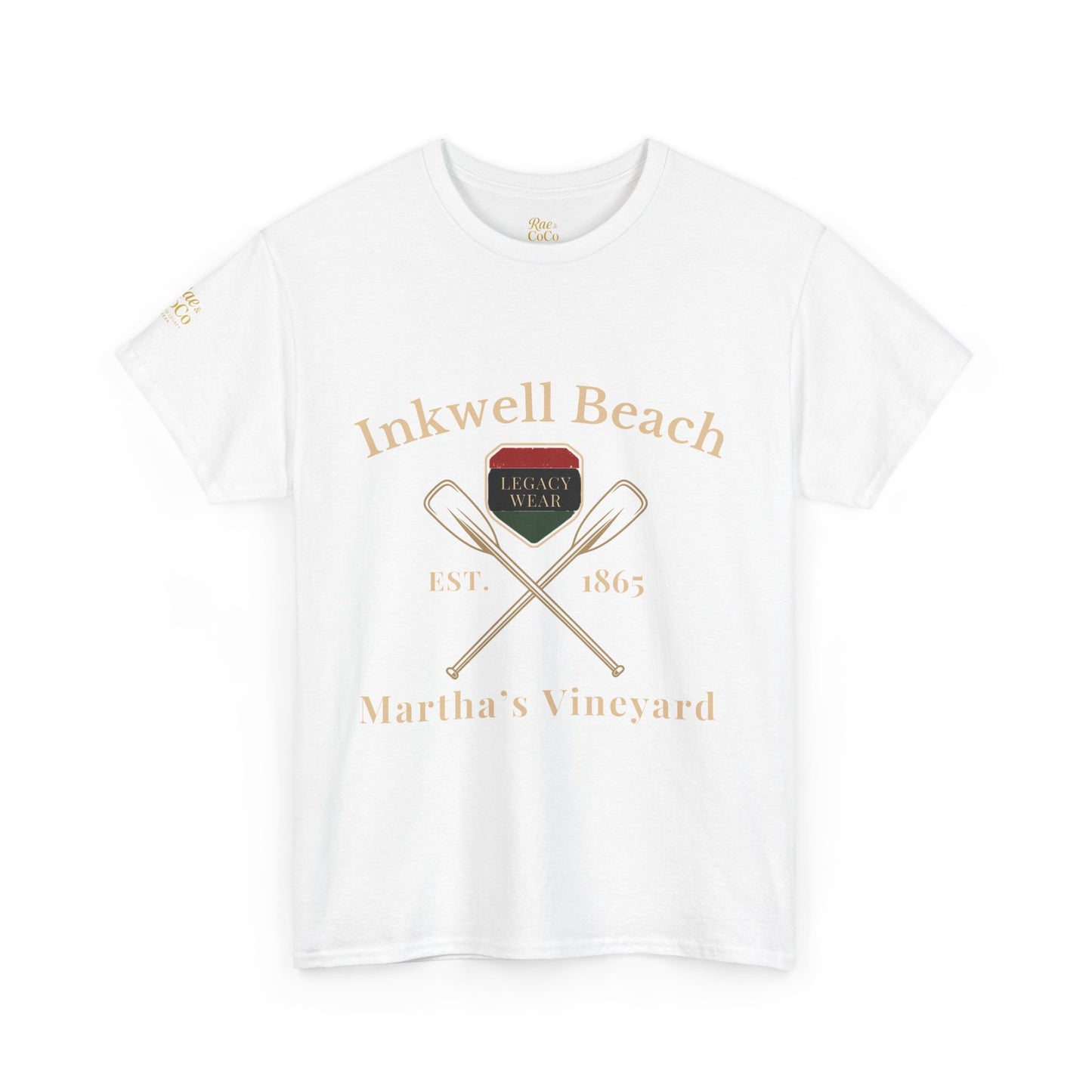 Inkwell Beach T-Shirt – Vintage Unisex Massachusetts Tee, Black-Owned Summer Apparel, Martha’s Vineyard Gift, Coastal Casual Wear