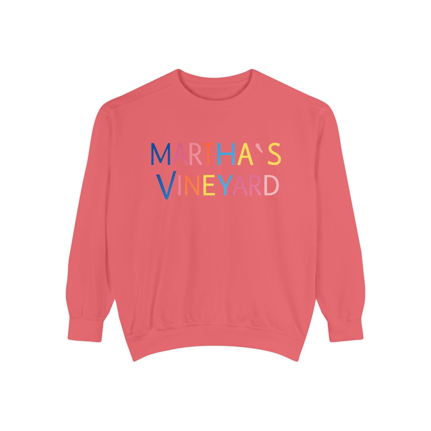 🌈 Colorful “Martha’s Vineyard” Typography Design