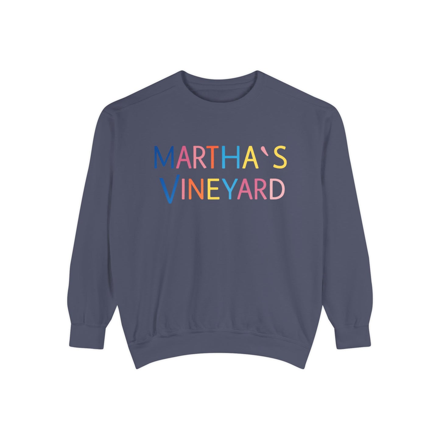 🌈 Colorful “Martha’s Vineyard” Typography Design