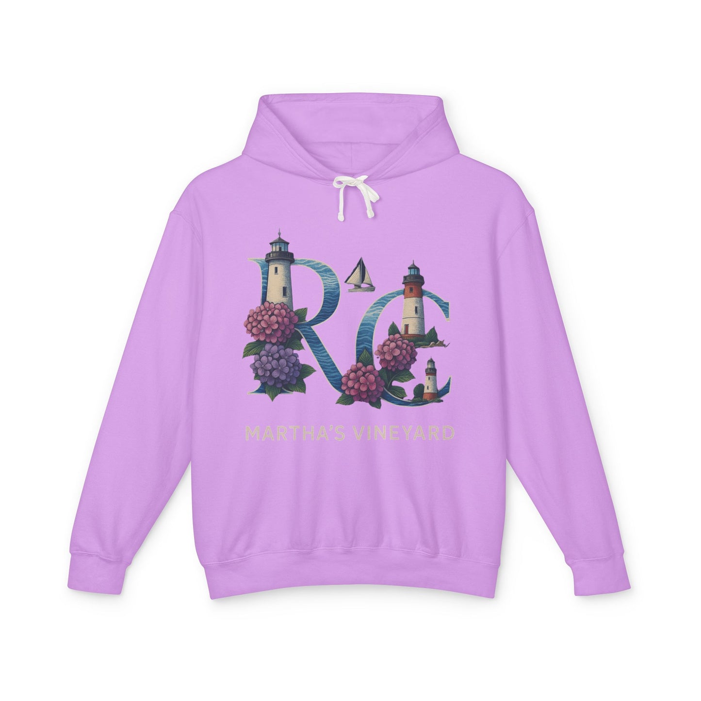 Rae & Coco Martha’s Vineyard Garment-Dyed Hoodie – Vintage Coastal Comfort, Unisex Island Style