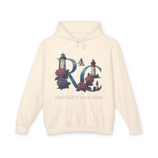 Rae & Coco Martha’s Vineyard Garment-Dyed Hoodie – Vintage Coastal Comfort, Unisex Island Style