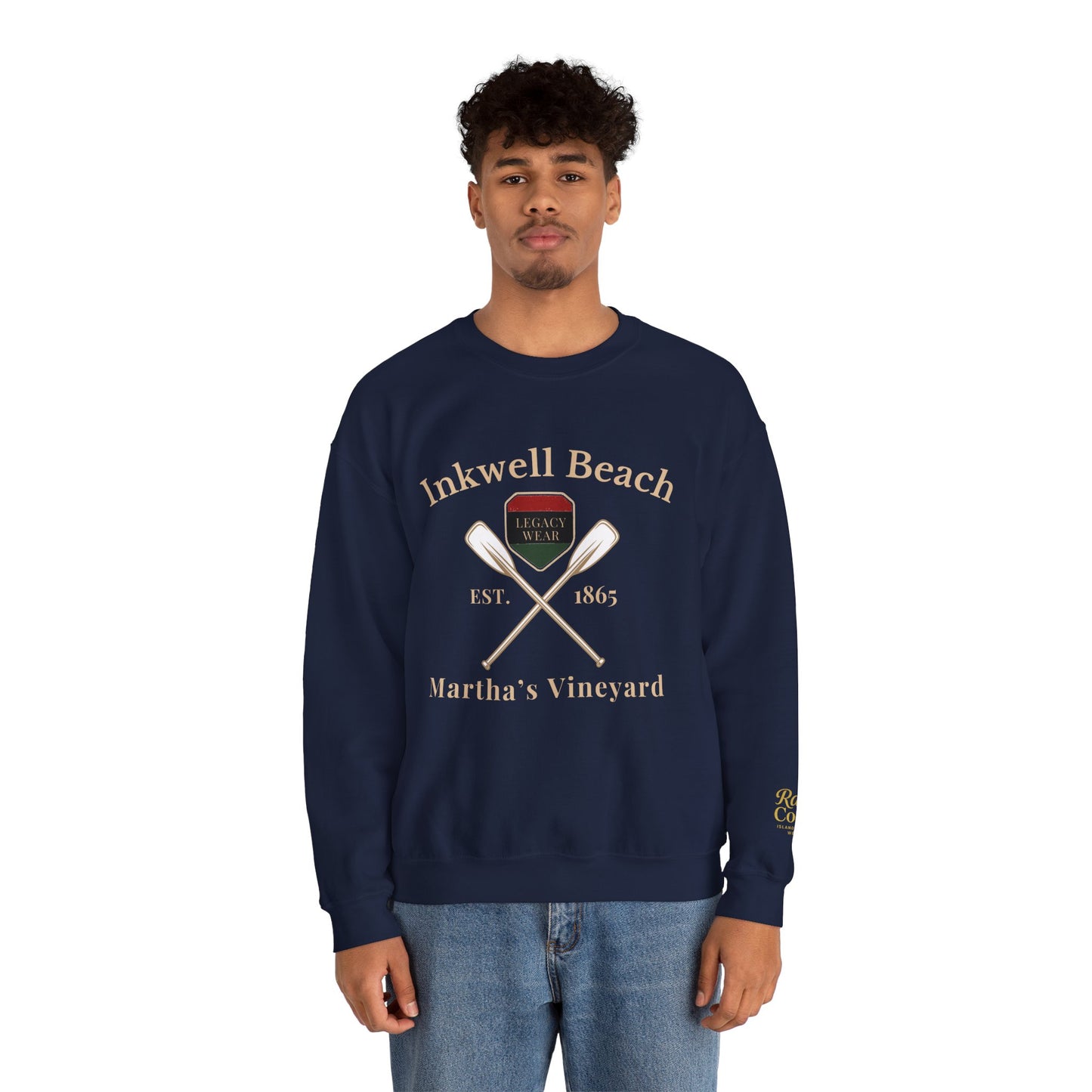 Inkwell Beach Martha’s Vineyard Classic Crewneck – Unisex Heavy Blend Sweatshirt